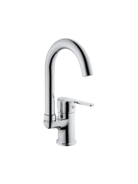 AGR 303 Zeus Kuğu Lavabo Bataryası Krom