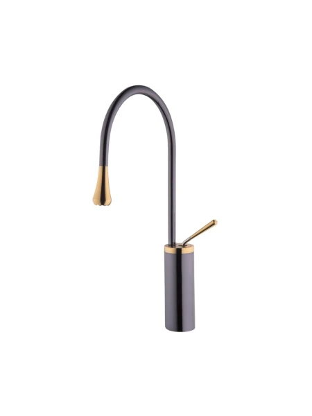 AGR 704 Damla Lavabo Bataryası Gri Gold