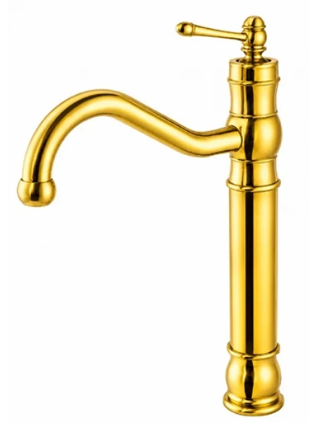 AGR 777 Otantik Çanak Lavabo Bataryası Gold AGR 777 Otantik Çanak Lavabo Bataryası Gold