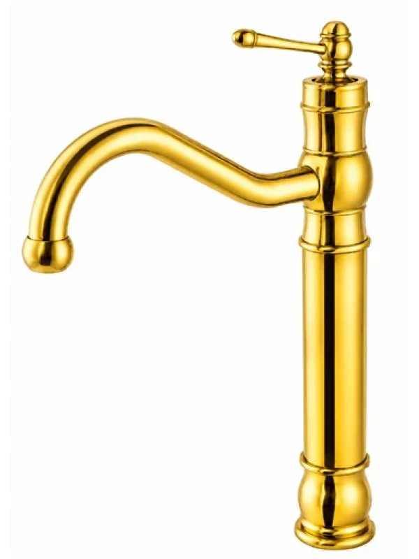 AGR 777 Otantik Çanak Lavabo Bataryası Gold AGR 777 Otantik Çanak Lavabo Bataryası Gold