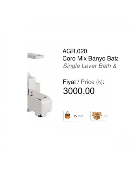 AGR.020 Coro Mix Banyo Bataryası AGR.020 Coro Mix Banyo Bataryası