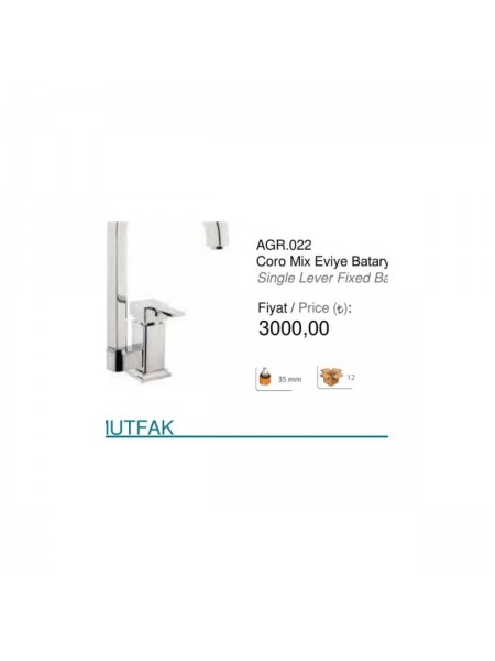AGR.022 Coro Mix Evye Bataryası AGR.022 Coro Mix Evye Bataryası