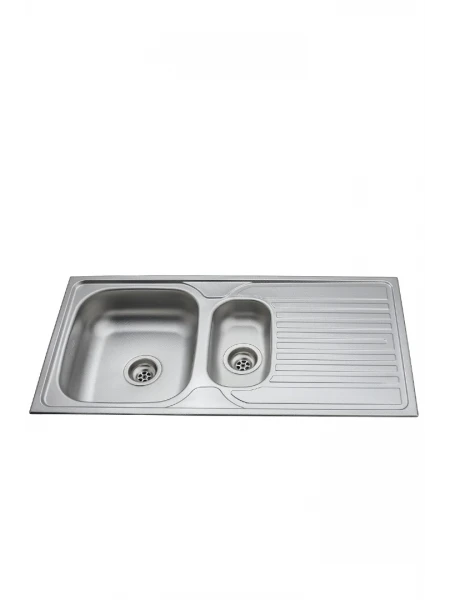 Ekosan 50*100 1,5 BOWL PATTERNED EMBEDDED SINK Paslanmaz Çelik Evye Ekosan 50*100 1,5 BOWL PATTERNED EMBEDDED SINK Paslanmaz Çelik Evye