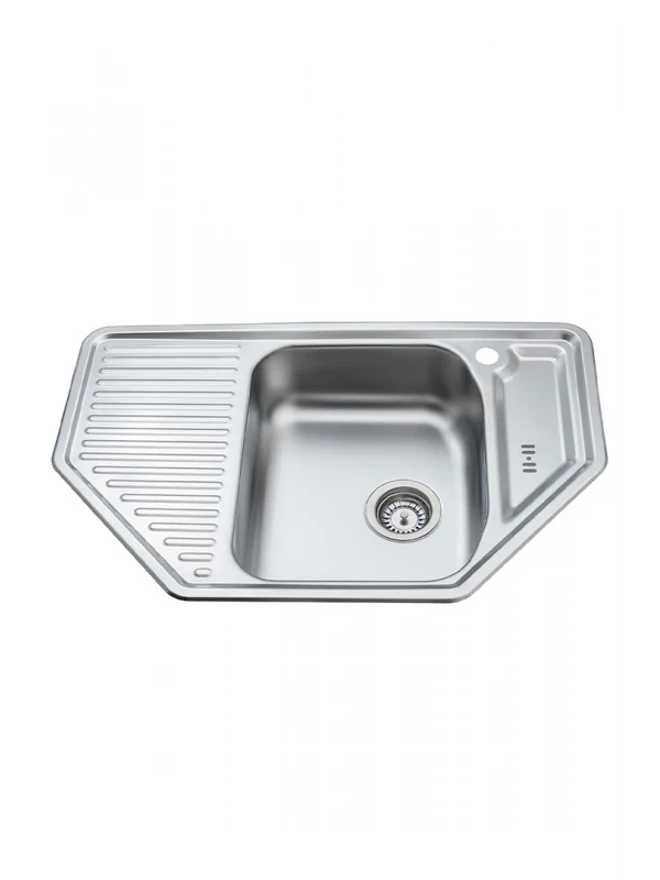 Ekosan 50*78 CORNER SINK Paslanmaz Çelik Evye Ekosan 50*78 CORNER SINK Paslanmaz Çelik Evye