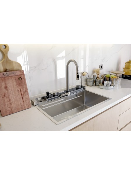 Fonksiyonel Şelale Premium Model Silver 75 cm Fonksiyonel Şelale Premium Model Silver 75 cm