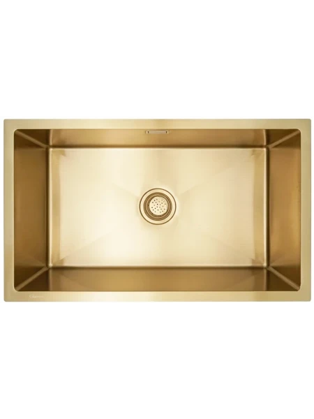 GL General SAGA 60 40X60 ÇELİK EVYE Gold Paslanmaz Çelik Evye