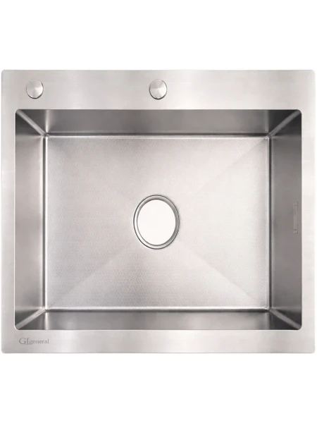 GL General SAGAX 55 50X55 ÇELİK EVYE Inox Paslanmaz Çelik Evye