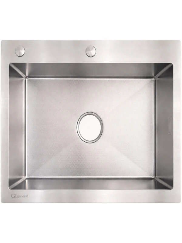 GL General SAGAX 55 50X55 &Ccedil;ELİK EVYE Inox Paslanmaz &Ccedil;elik Evye
