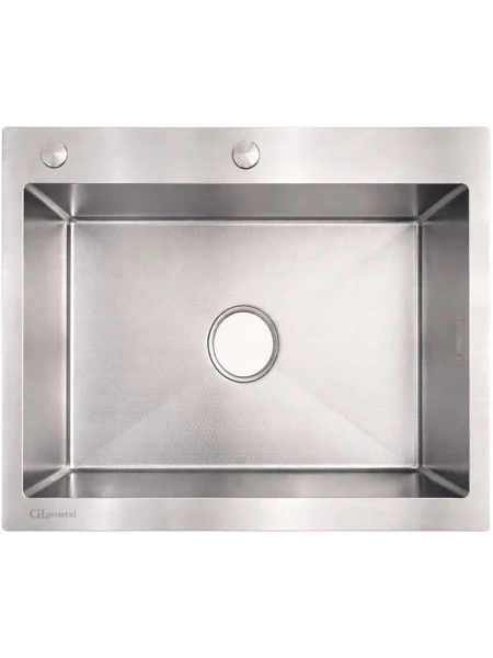 GL General SAGAX 60 50X60 ÇELİK EVYE Inox Paslanmaz Çelik Evye