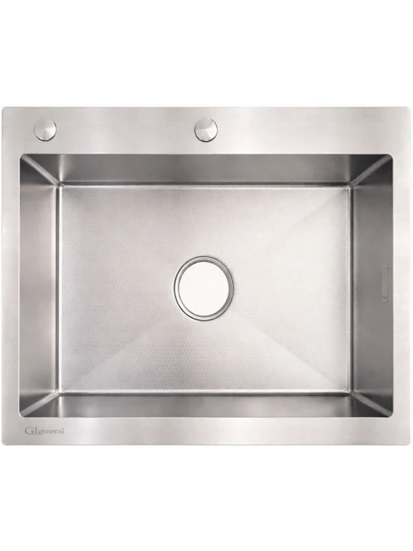 GL General SAGAX 60 50X60 &Ccedil;ELİK EVYE Inox Paslanmaz &Ccedil;elik Evye