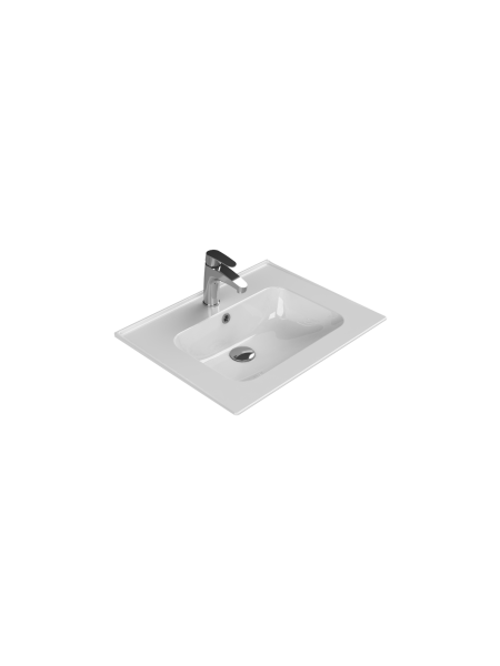 Etajerli Lavabo, Blue, 60x47 cm Etajerli Lavabo, Blue, 60x47 cm