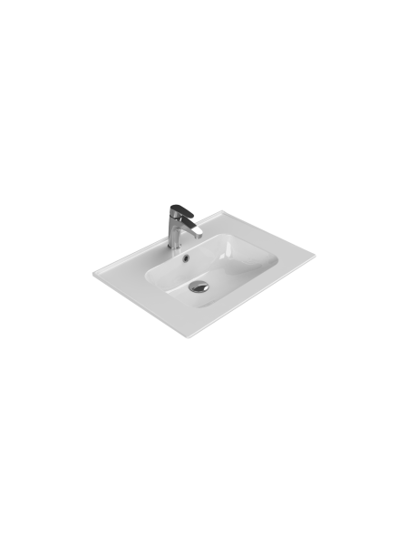 Etajerli Lavabo, Blue, 65x47 cm
