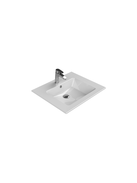 Etajerli Lavabo, İbiza, 61x51 cm Etajerli Lavabo, İbiza, 61x51 cm