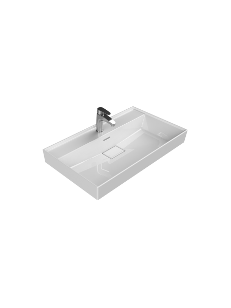 Etajerli Lavabo, Sharp, 80x48 cm Etajerli Lavabo, Sharp, 80x48 cm