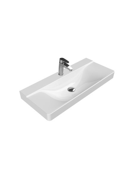Etajerli Lavabo, Yeni Mona, 100x45 cm Etajerli Lavabo, Yeni Mona, 100x45 cm