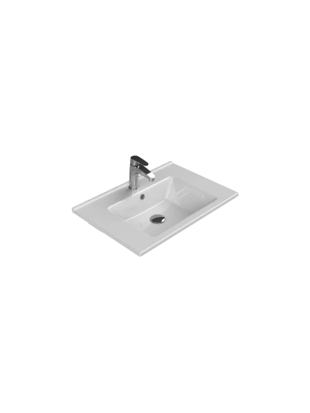 Turkuaz Cerestyle Etajerli Lavabo, Arte, 65x45 cm Seramik Lavabo Turkuaz Cerestyle Etajerli Lavabo, Arte, 65x45 cm Seramik Lavabo
