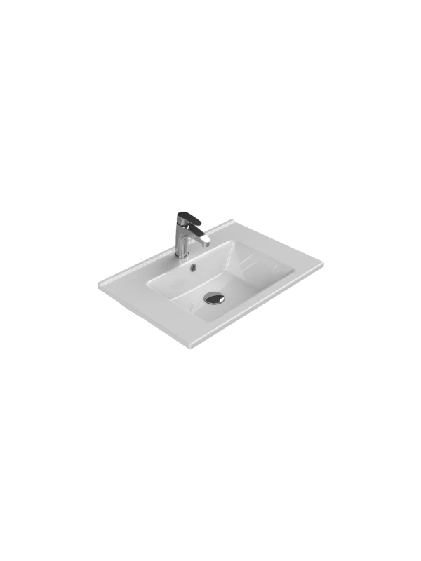 Turkuaz Cerestyle Etajerli Lavabo, Arte, 65x45 cm Seramik Lavabo Turkuaz Cerestyle Etajerli Lavabo, Arte, 65x45 cm Seramik Lavabo