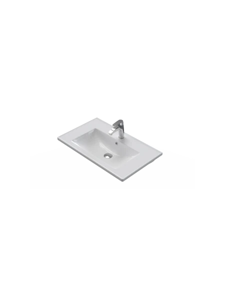Turkuaz Cerestyle Etajerli Lavabo, Arte Plus, 75x45 cm Seramik Lavabo Turkuaz Cerestyle Etajerli Lavabo, Arte Plus, 75x45 cm Seramik Lavabo
