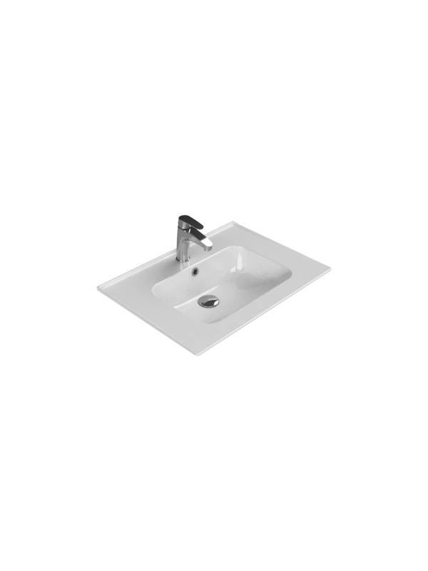 Turkuaz Cerestyle Etajerli Lavabo, Blue, 65x47 cm Seramik Lavabo Turkuaz Cerestyle Etajerli Lavabo, Blue, 65x47 cm Seramik Lavabo