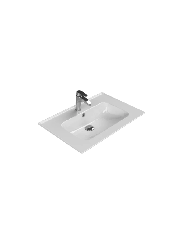 Turkuaz Cerestyle Etajerli Lavabo, Blue, 70x47 cm Seramik Lavabo Turkuaz Cerestyle Etajerli Lavabo, Blue, 70x47 cm Seramik Lavabo