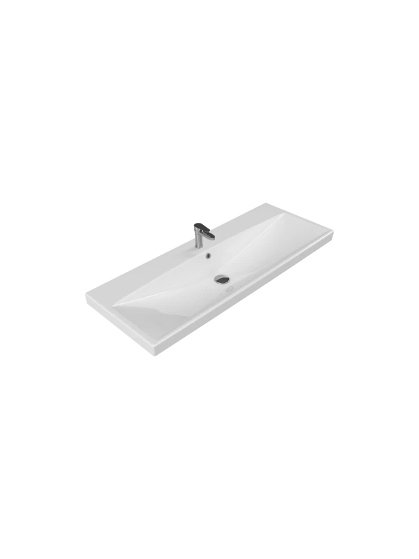 Turkuaz Cerestyle Etajerli Lavabo, Elite, 120x45 cm Seramik Lavabo Turkuaz Cerestyle Etajerli Lavabo, Elite, 120x45 cm Seramik Lavabo
