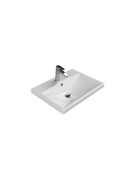 Turkuaz Cerestyle Etajerli Lavabo, Elite, 60x45 cm Seramik Lavabo Turkuaz Cerestyle Etajerli Lavabo, Elite, 60x45 cm Seramik Lavabo