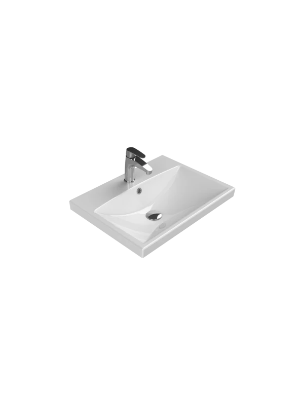 Turkuaz Cerestyle Etajerli Lavabo, Elite, 60x45 cm Seramik Lavabo Turkuaz Cerestyle Etajerli Lavabo, Elite, 60x45 cm Seramik Lavabo