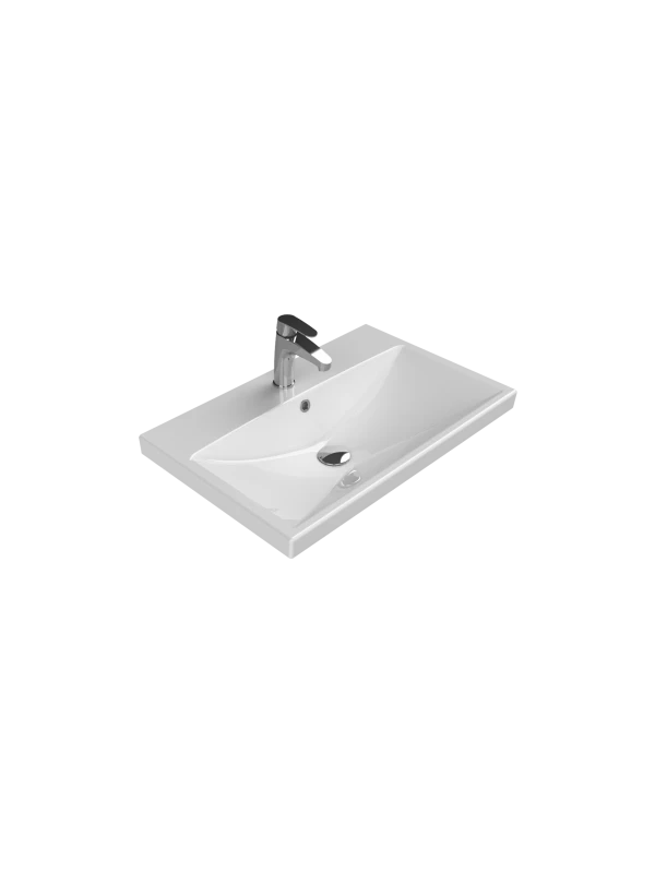 Turkuaz Cerestyle Etajerli Lavabo, Elite, 70x45 cm Seramik Lavabo Turkuaz Cerestyle Etajerli Lavabo, Elite, 70x45 cm Seramik Lavabo