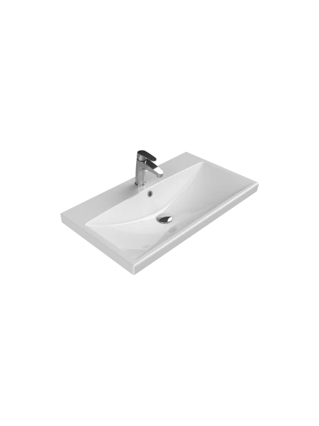 Turkuaz Cerestyle Etajerli Lavabo, Elite, 80x45 cm Seramik Lavabo Turkuaz Cerestyle Etajerli Lavabo, Elite, 80x45 cm Seramik Lavabo