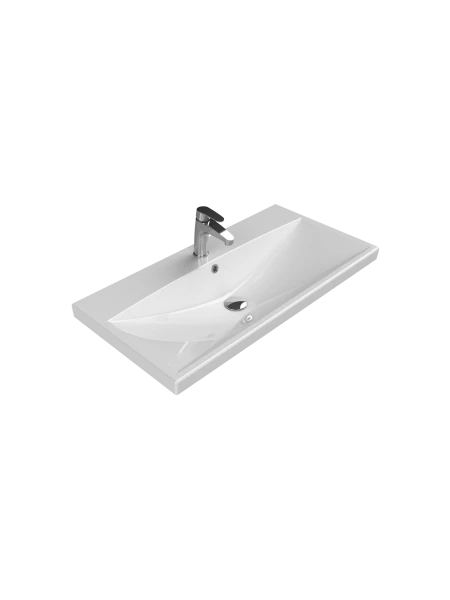 Turkuaz Cerestyle Etajerli Lavabo, Elite, 90x45 cm Seramik Lavabo Turkuaz Cerestyle Etajerli Lavabo, Elite, 90x45 cm Seramik Lavabo