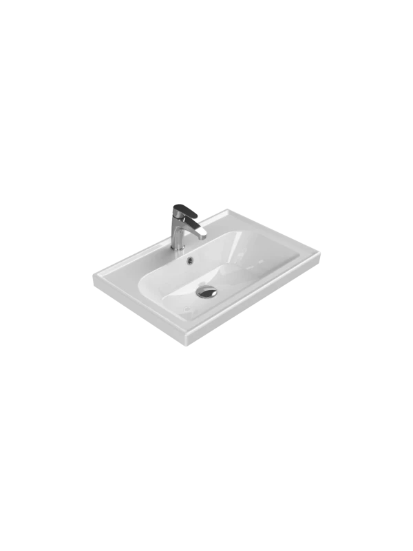 Turkuaz Cerestyle Etajerli Lavabo, Frame, 65x45 cm Seramik Lavabo Turkuaz Cerestyle Etajerli Lavabo, Frame, 65x45 cm Seramik Lavabo