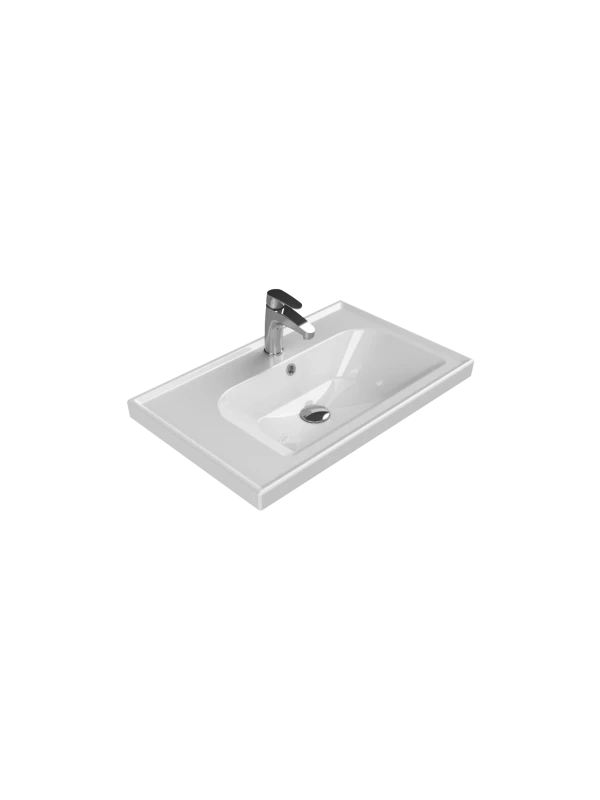 Turkuaz Cerestyle Etajerli Lavabo, Frame, 70x45 cm Seramik Lavabo Turkuaz Cerestyle Etajerli Lavabo, Frame, 70x45 cm Seramik Lavabo