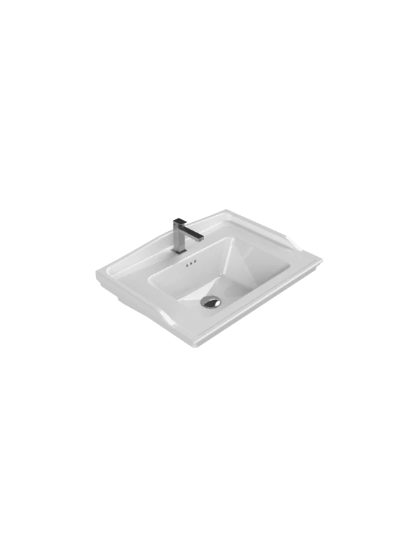 Turkuaz Cerestyle Etajerli Lavabo, Kapadokya, 65x48 cm Seramik Lavabo Turkuaz Cerestyle Etajerli Lavabo, Kapadokya, 65x48 cm Seramik Lavabo