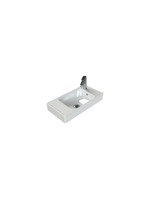 Turkuaz Cerestyle Etajerli Lavabo, Sharp, 60x30 cm (Sağdan Batarya Delikli) Seramik Lavabo Turkuaz Cerestyle Etajerli Lavabo, Sharp, 60x30 cm (Sağdan Batarya Delikli) Seramik Lavabo