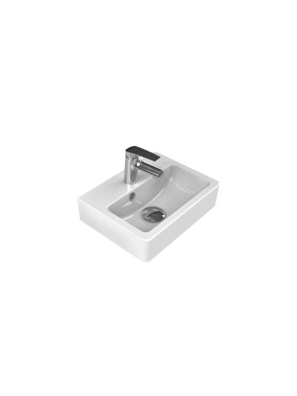 Turkuaz Cerestyle Lavabo, Mini, 28x37 cm Seramik Lavabo