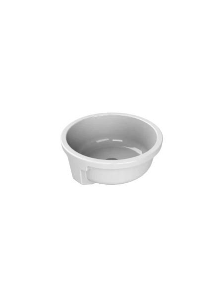 Turkuaz Cerestyle Tezgah Altı Lavabo, Suit, Ø38 Seramik Lavabo