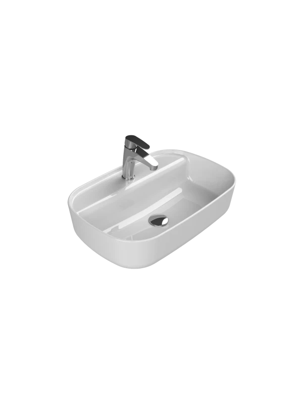 Turkuaz Cerestyle Tezgah Üstü Lavabo, Aqua, 60x40 cm Seramik Lavabo Turkuaz Cerestyle Tezgah Üstü Lavabo, Aqua, 60x40 cm Seramik Lavabo