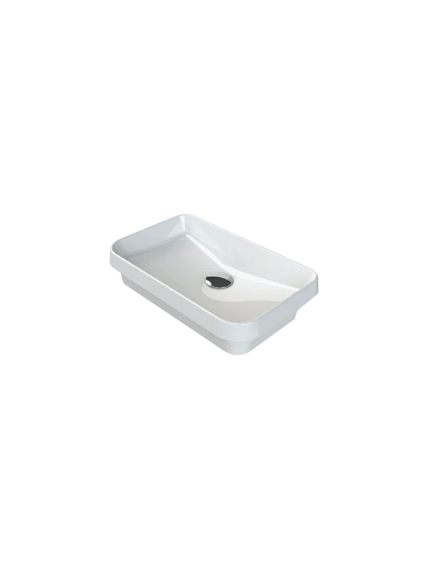 Turkuaz Cerestyle Tezgah &Uuml;st&uuml; Lavabo, Grand, 49x30 cm Seramik Lavabo