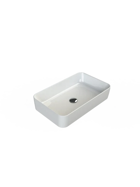 Turkuaz Cerestyle Tezgah Üstü Lavabo, Hera, 60x38 cm Seramik Lavabo