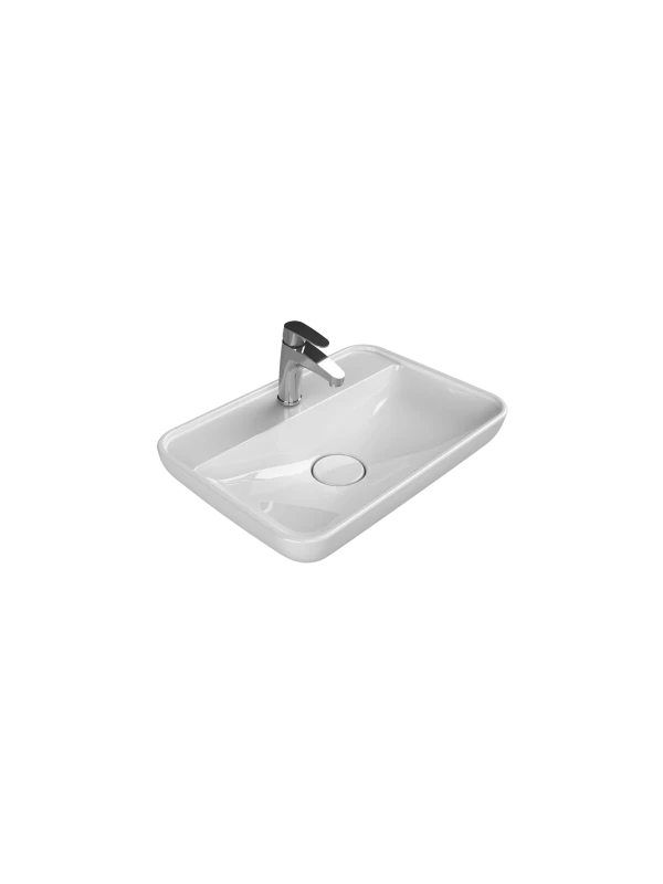 Turkuaz Cerestyle Tezgah Üstü Lavabo, Lal, 60x42 cm Seramik Lavabo Turkuaz Cerestyle Tezgah Üstü Lavabo, Lal, 60x42 cm Seramik Lavabo