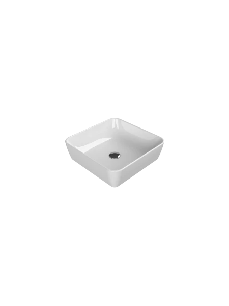 Turkuaz Cerestyle Tezgah Üstü Lavabo, One, 46x46 cm Seramik Lavabo