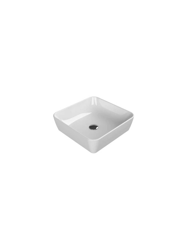 Turkuaz Cerestyle Tezgah &Uuml;st&uuml; Lavabo, One, 46x46 cm Seramik Lavabo