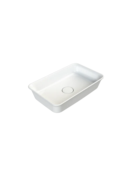 Turkuaz Cerestyle Tezgah Üstü Lavabo, One Plus, 60x38 cm Seramik Lavabo