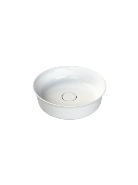 Turkuaz Cerestyle Tezgah Üstü Lavabo, One Plus, Ø46 cm Seramik Lavabo