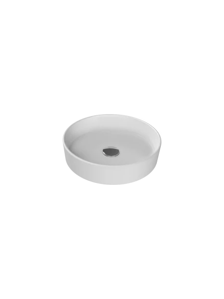 Turkuaz Cerestyle Tezgah Üstü Lavabo, Suit, Ø 40 cm Seramik Lavabo