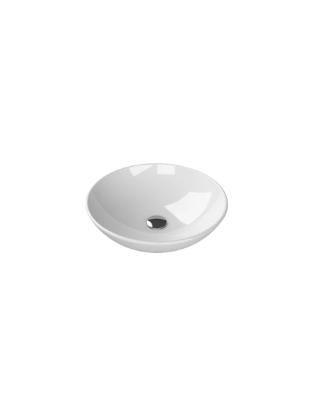 Turkuaz Cerestyle Tezgah Üstü Lavabo Zero, Ø46 cm Seramik Lavabo